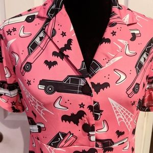 Rockabilly Bubble Gum Pink Hurst Dress